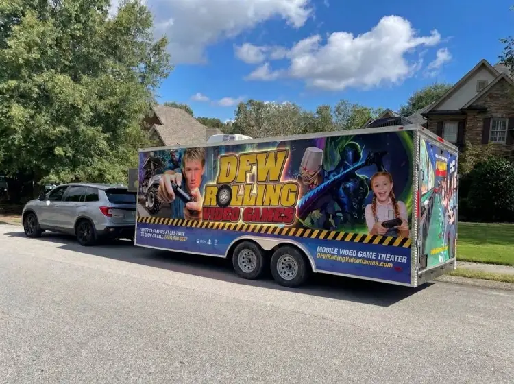 Video game truck birthday parties in DFW